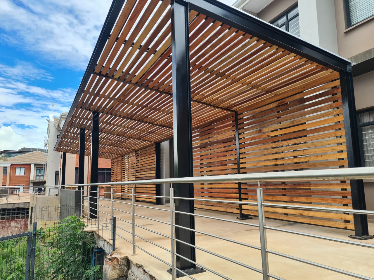 Mandevu Projects pergola and steelwork