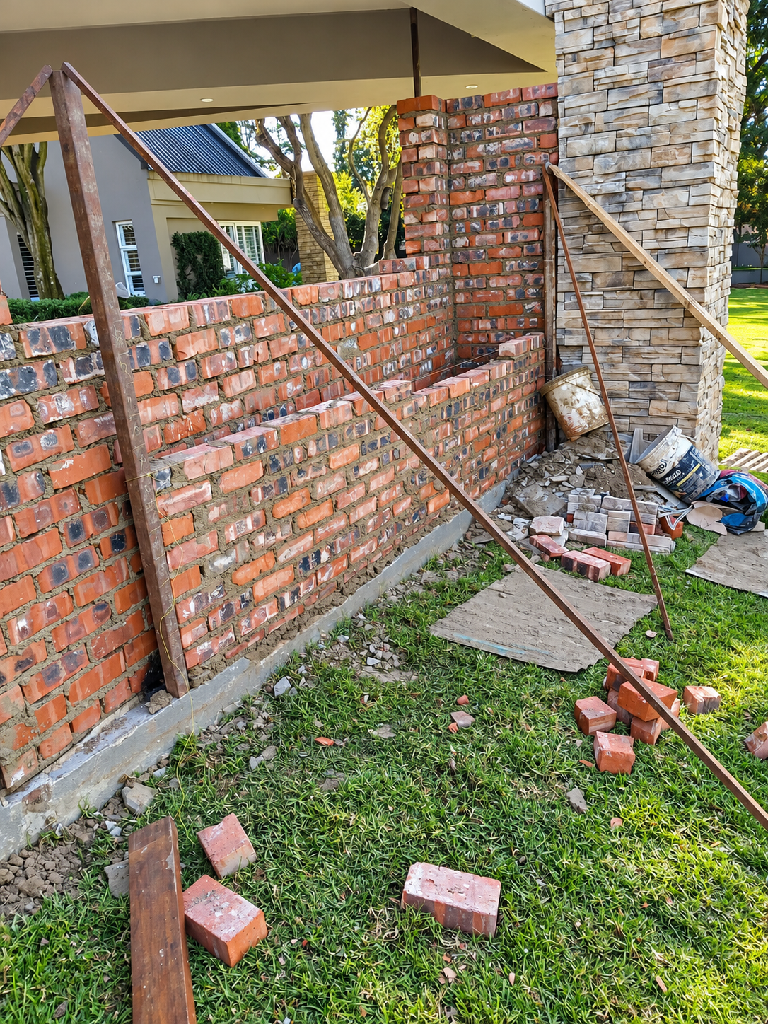 Brickwork window opening